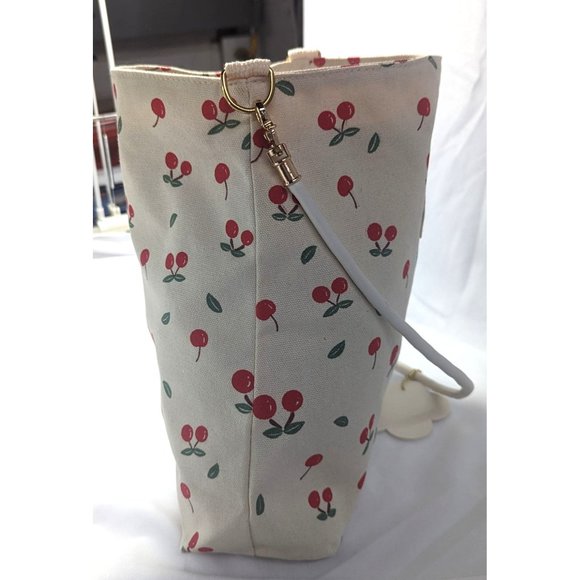 JIASHIQING Chery Pattern Canvas Tote Bag - Picture 7 of 8